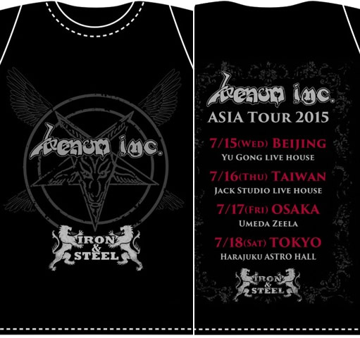 Venom Inc. Asia Tour T-Shirt - Logo: S